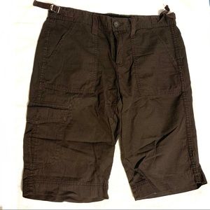 Calvin Klein Brown Twill Cargo Shorts 6
